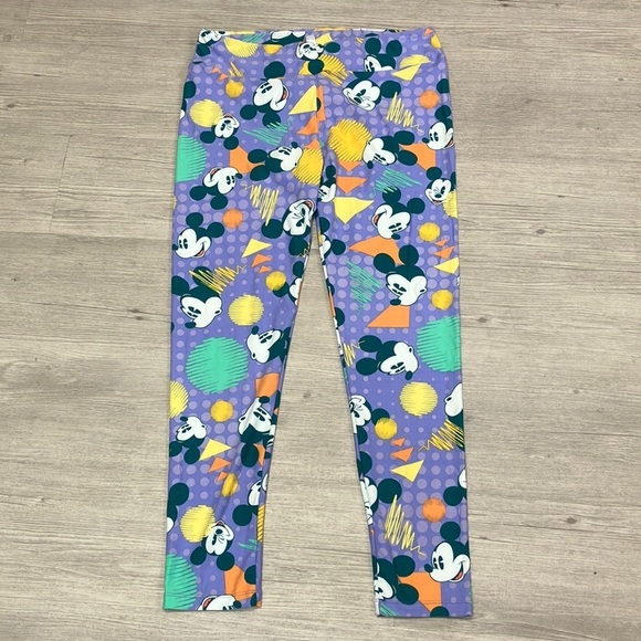 LulaRoe Mickey Mouse Leggings Size: TC - Picture 1 of 3